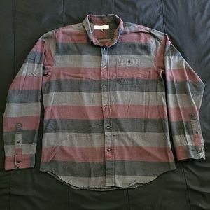 Ezekiel Flannel Shirt (Red/Grey/Black)